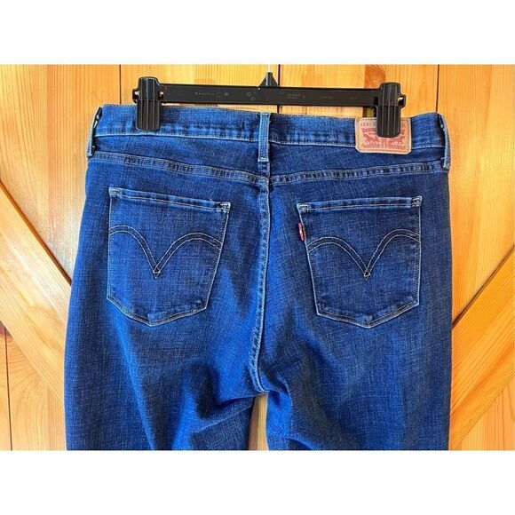 Levi's Women's Boot Cut Jeans - Dark Blue - Picture 6 of 9